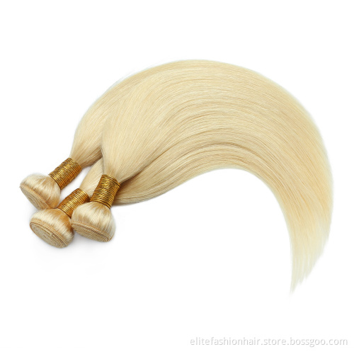 Wholesale Blonde Bundles Human Hair Straight 613 Virgin Hair Bundles 100% Human Remy Hair Vendors